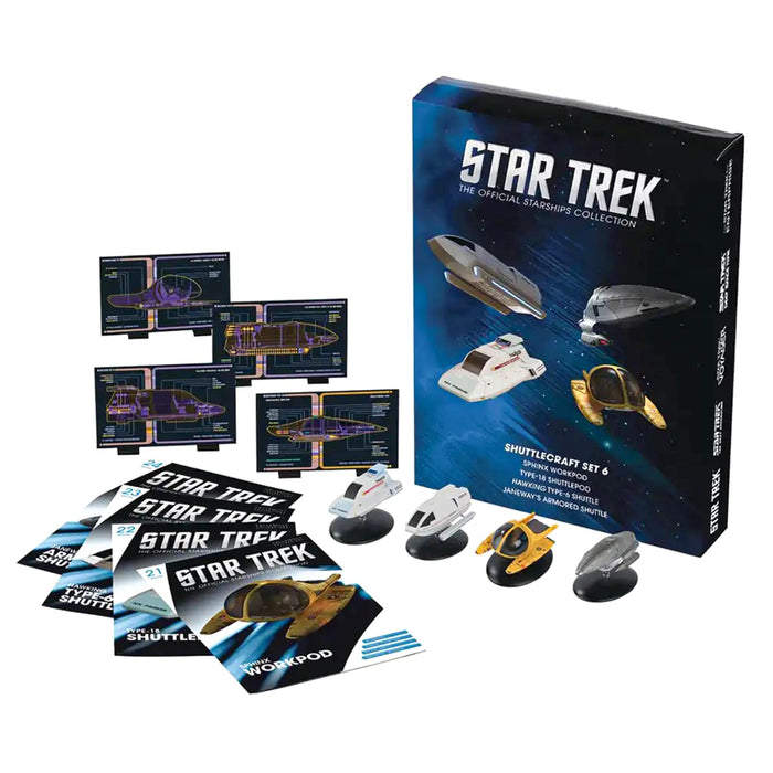 Eaglemoss Star Trek Ship Replica | Shuttle Set of 4