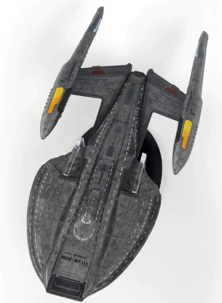 スタートレック U.S.S.トゥーサン NCC-87111 Eaglemoss Star Trek Starships Model U.S.S. Toussaint NCC
