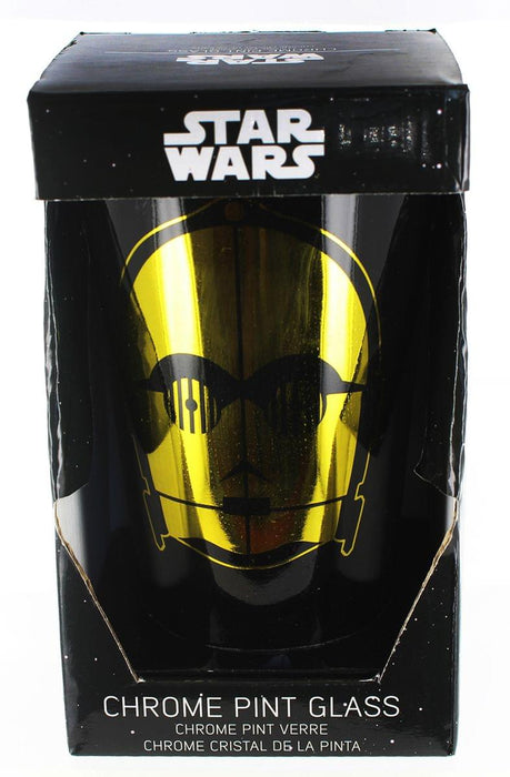 Star Wars C-3PO Chrome Pint Glass
