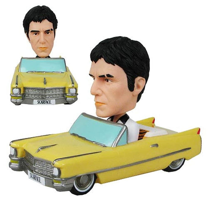 Funko Scarface White Suit Version Wacky Wobbler Bobble Head Car