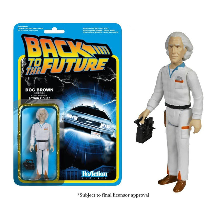 Funko ReAction Back To The Future Doc Brown Action Figure