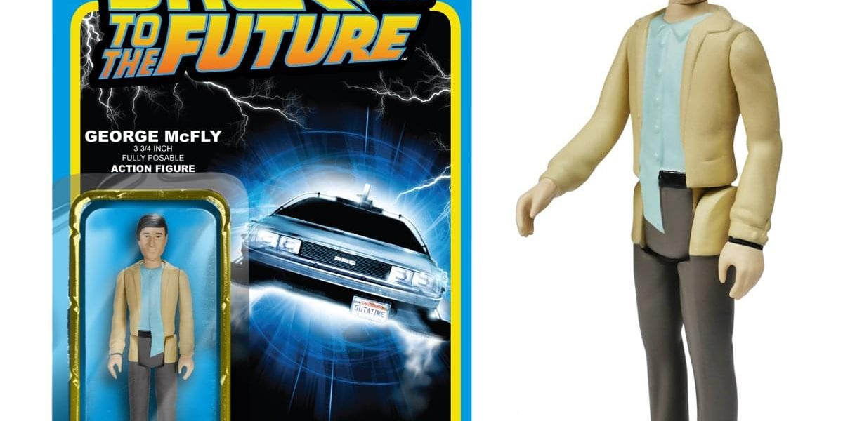 Back To The Future George Mcfly ReAction Figure | Free Shipping