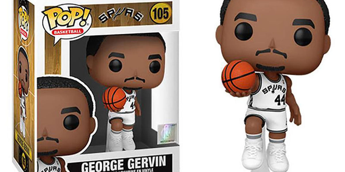 Funko Pop! NBA Legends: George Gervin (Spurs Home) – Sammlerfigur 9,5 Cm