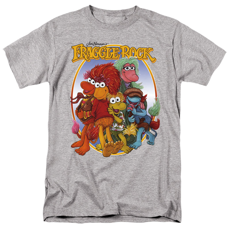 T-Shirt featuring design named Fraggle Rock - Group Hug (Gray), product image 1 of 2