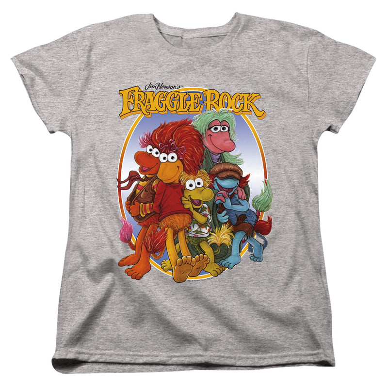 T-Shirt featuring design named Fraggle Rock - Group Hug (Gray), product image 2 of 2