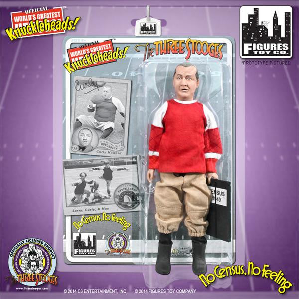 The Three Stooges 8 Inch Deluxe Figurine: No Census, No Feeling Curly