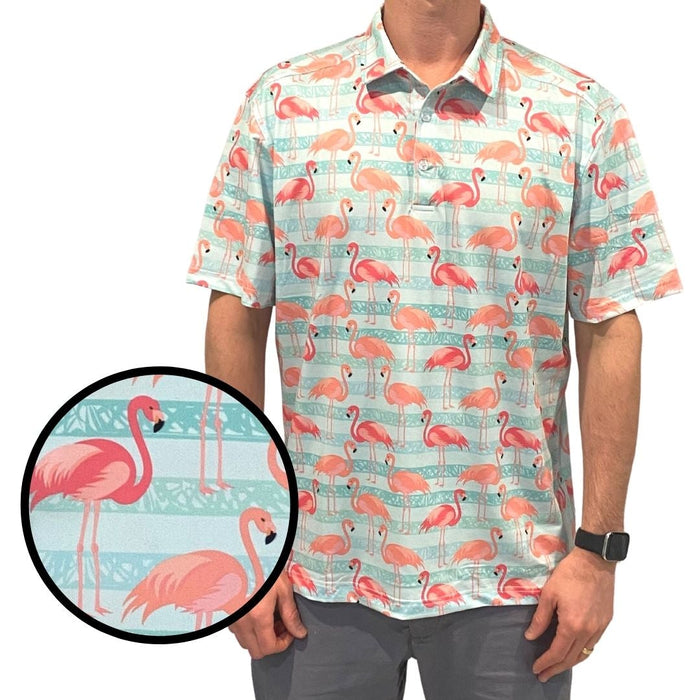 Flamingo Paradise Everyday Polo