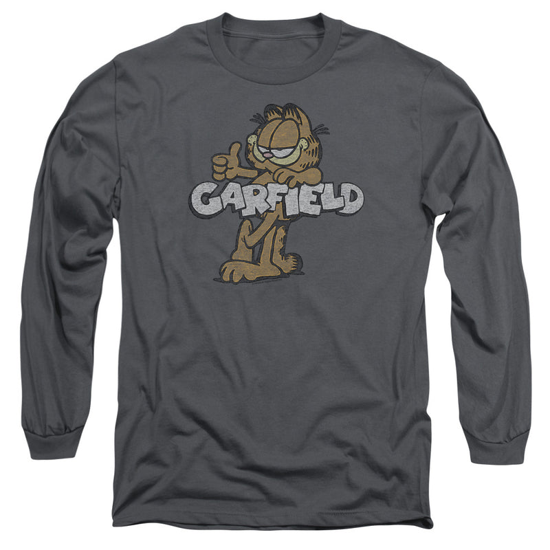 Long-Sleeve Shirt featuring design named Garfield - Retro Garf