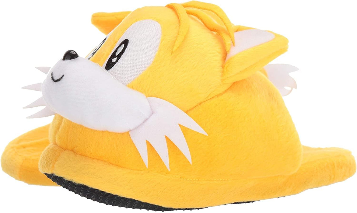 Sonic The Hedgehog Tails Head Adult Plush Slippers | One Size Fits All