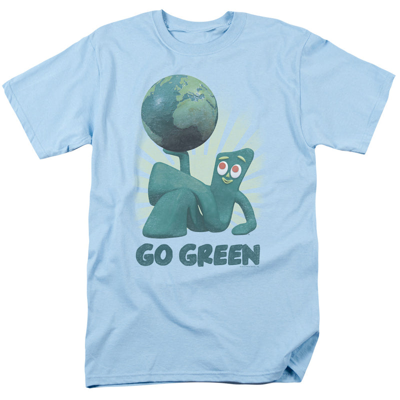 T-Shirt featuring design named Gumby - Go Green, product image 1 of 2
