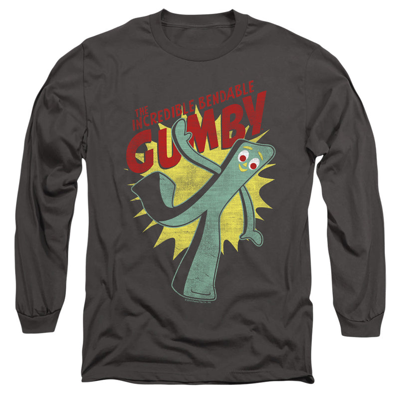 Long-Sleeve Shirt featuring design named Gumby - Incredible Bendable