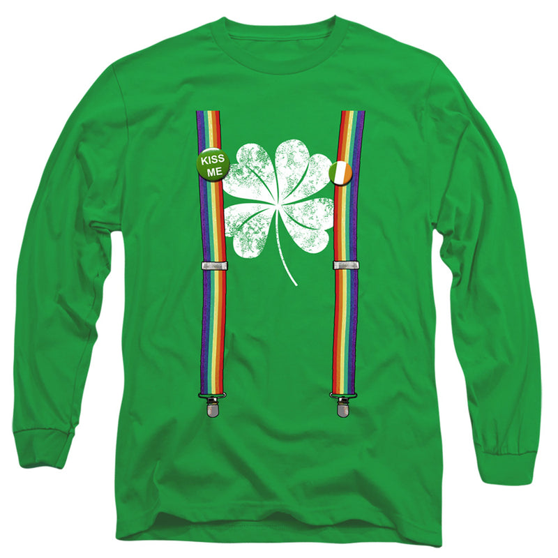 T-Shirt featuring design named Lucky Suspenders Long Sleeve T-Shirt