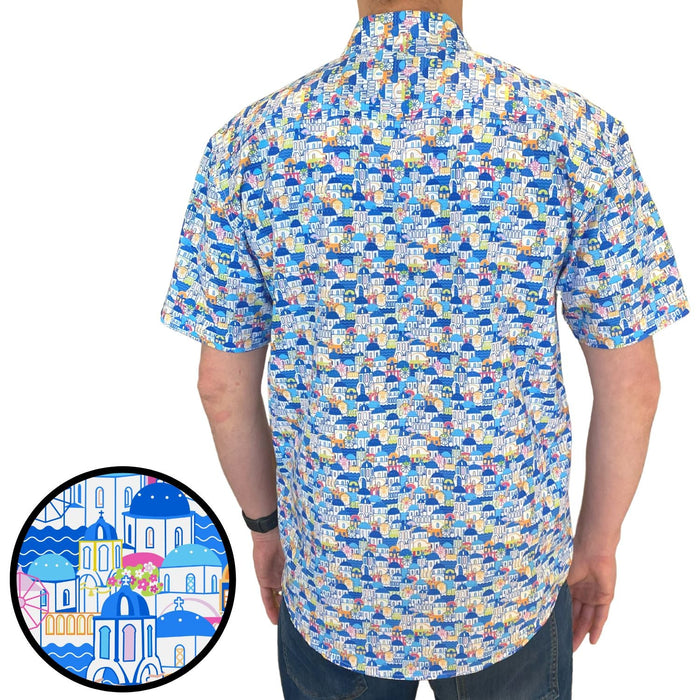 Super Stretch - Greek Paradise Hawaiian Shirt