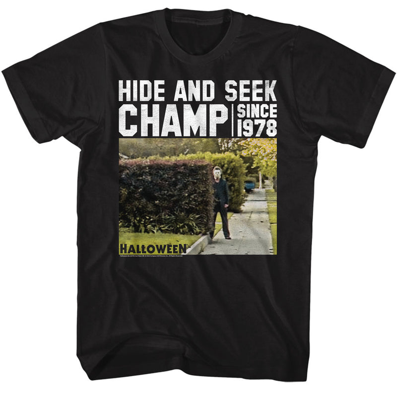 T-Shirt featuring design named Halloween - Hide and Seek Champ