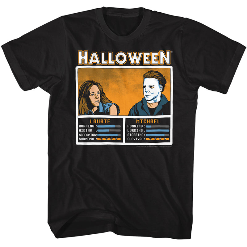 T-Shirt featuring design named Halloween - Face Off Stats