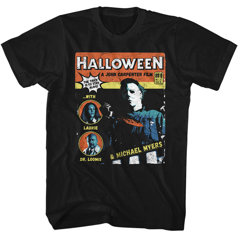 T-Shirt featuring design named Halloween - Comic Book Cover