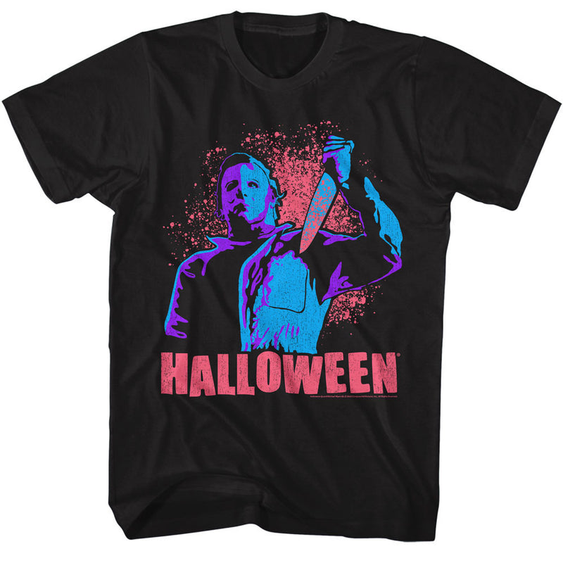 T-Shirt featuring design named Halloween - Neon Splatter