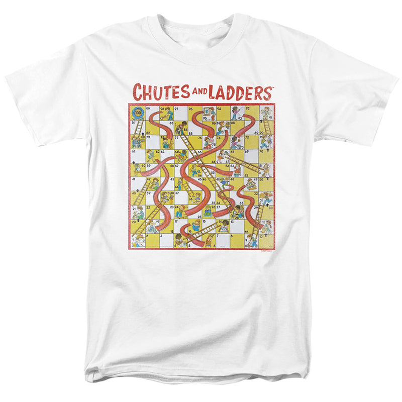 T-Shirt featuring design named Chutes and Ladders - '79 Game Board, product image 1 of 2