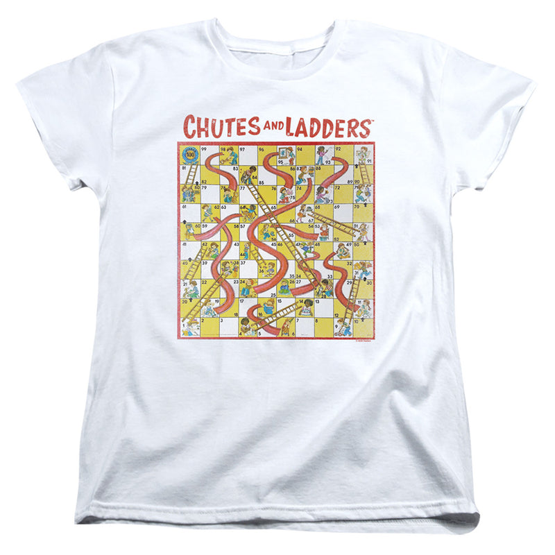 T-Shirt featuring design named Chutes and Ladders - '79 Game Board, product image 2 of 2
