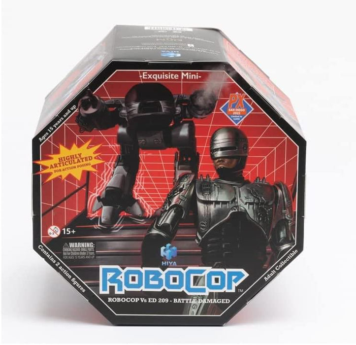RoboCop ED-209 vs RoboCop Battle Damage 1/8 Action Figure 2-Pack