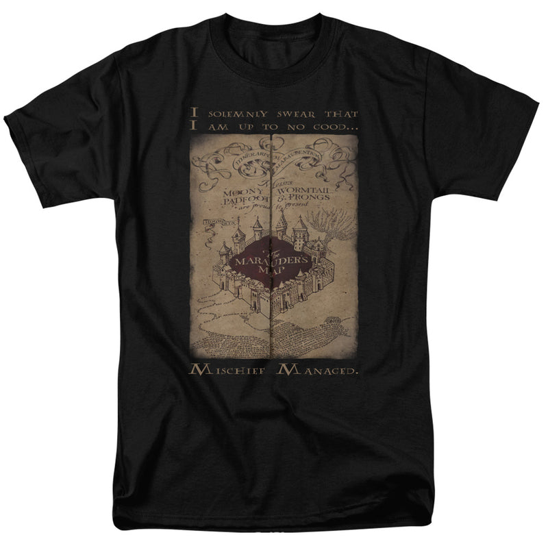 T-Shirt featuring design named Harry Potter - Marauder's Map Words, product image 1 of 2
