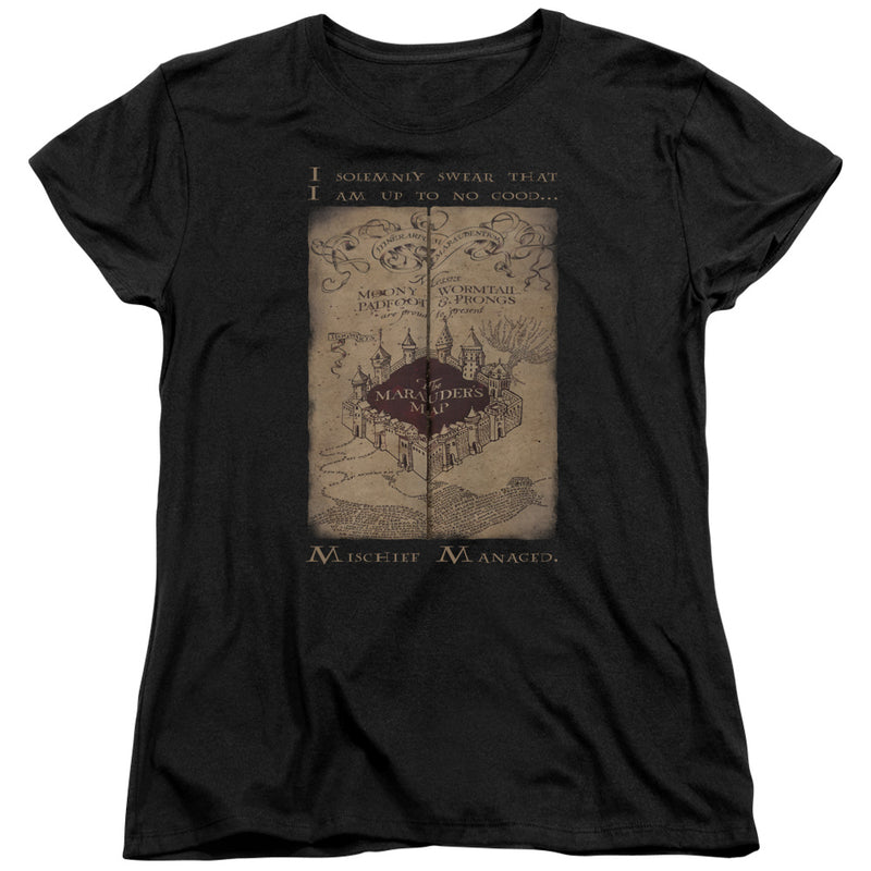 T-Shirt featuring design named Harry Potter - Marauder's Map Words, product image 2 of 2