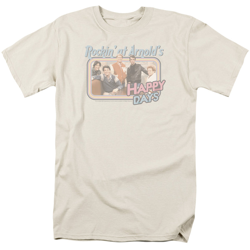 T-Shirt featuring design named Happy Days - Rockin At Arnolds