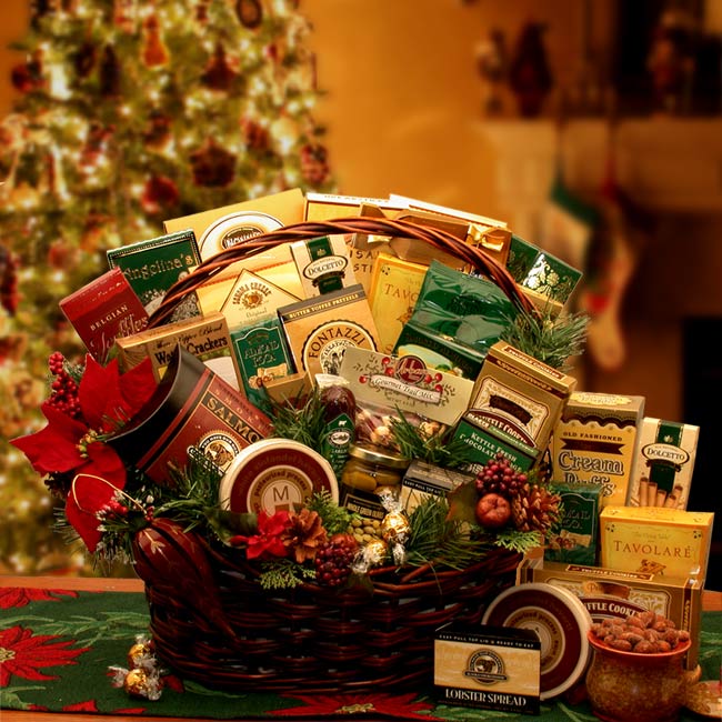 Extravagant Grand Gatherings Holiday Gourmet Gift Basket