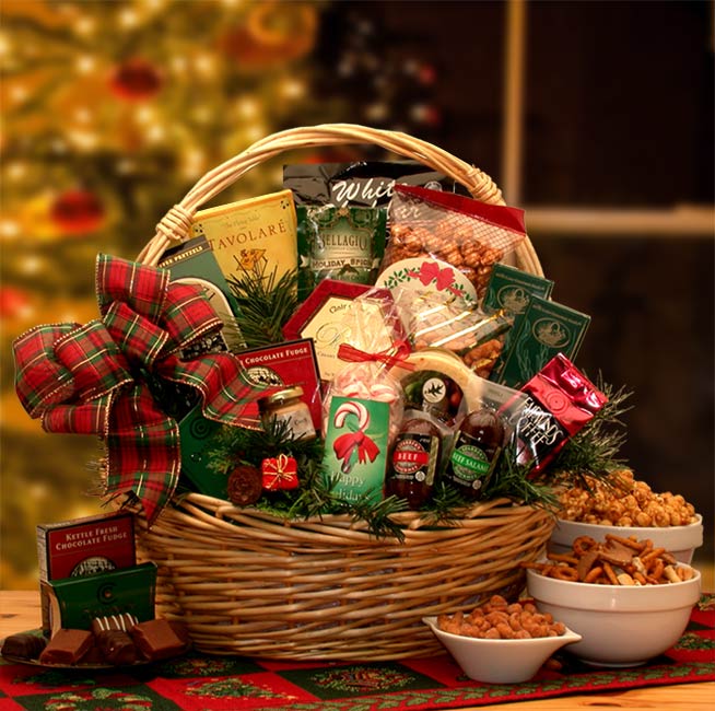 Deluxe Holiday Celebrations Holiday Gift Basket