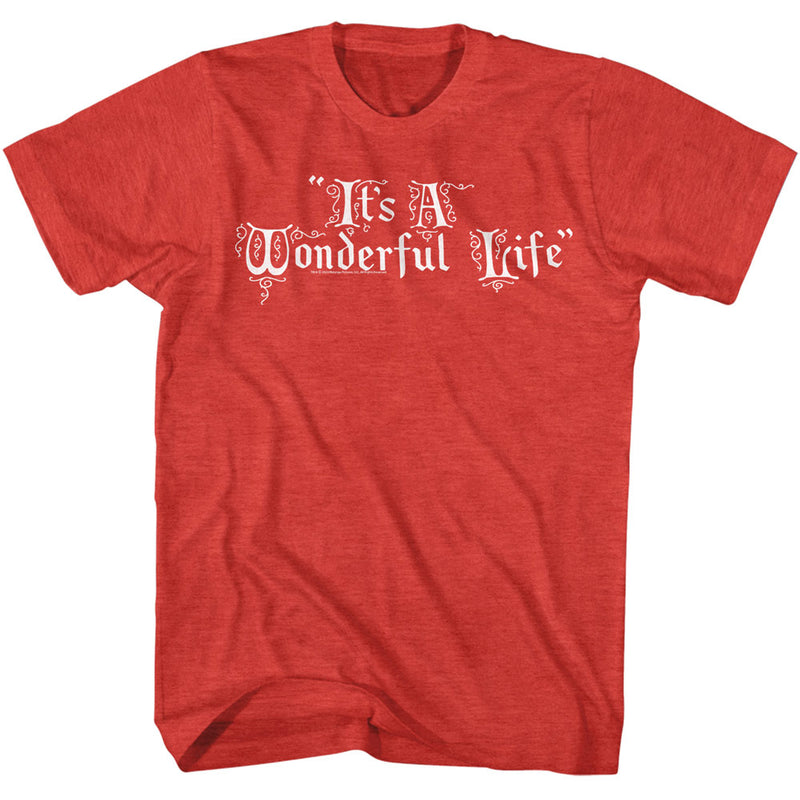 T-Shirt featuring design named It's A Wonderful Life - Title Treatment
