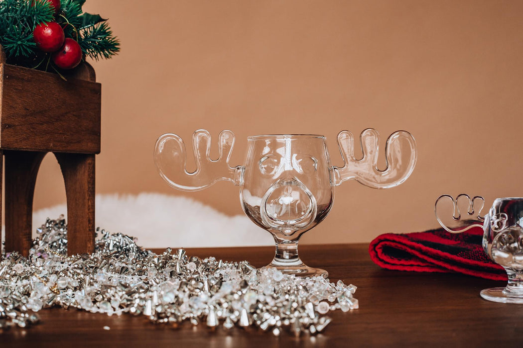 National Lampoon's Christmas Vacation Griswold Glass Moose Mug | Holds 8 Ounces