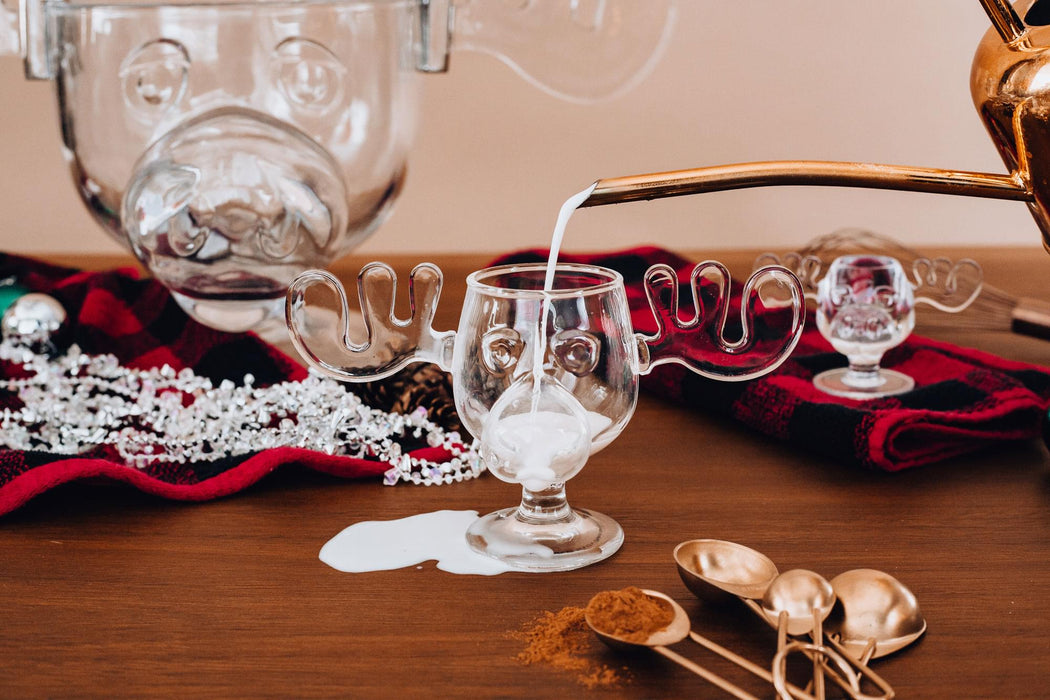 National Lampoon's Christmas Vacation Griswold Glass Moose Mug | Holds 8 Ounces