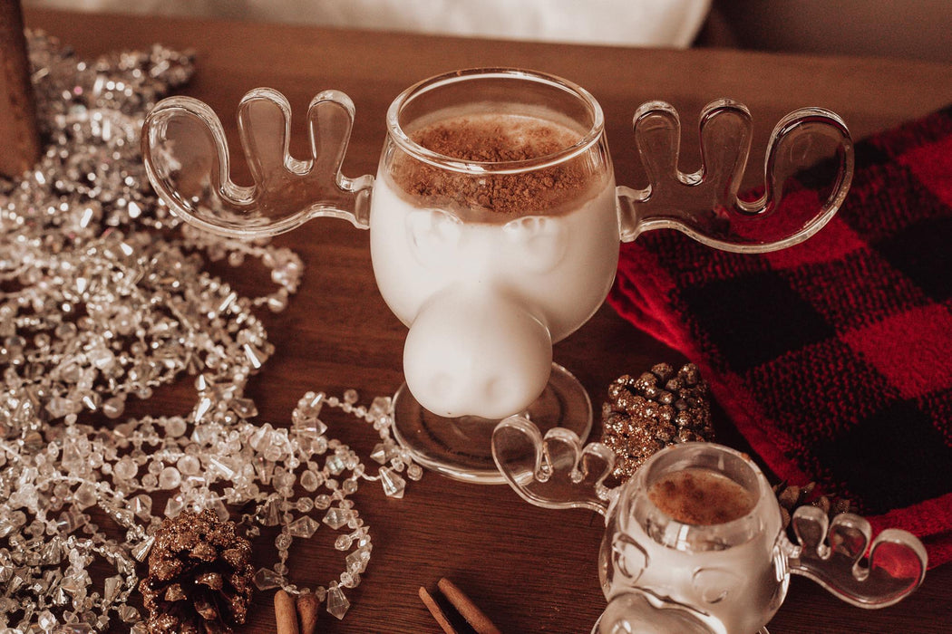 National Lampoon's Christmas Vacation Griswold Glass Moose Mug | Holds 8 Ounces