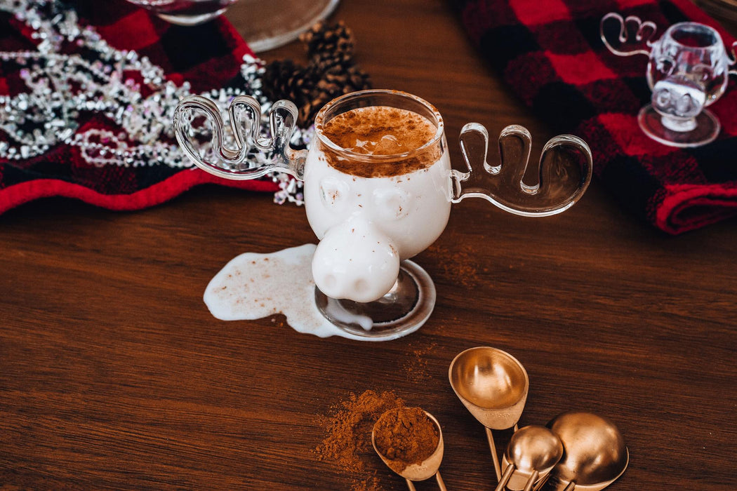 National Lampoon's Christmas Vacation Griswold Glass Moose Mug | Holds 8 Ounces