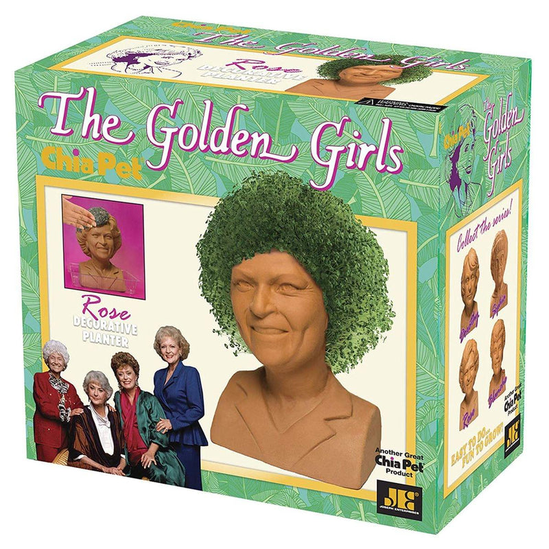 The Golden Girls Chia Pet Rose Decorative Pottery Planter product image 2 of 3