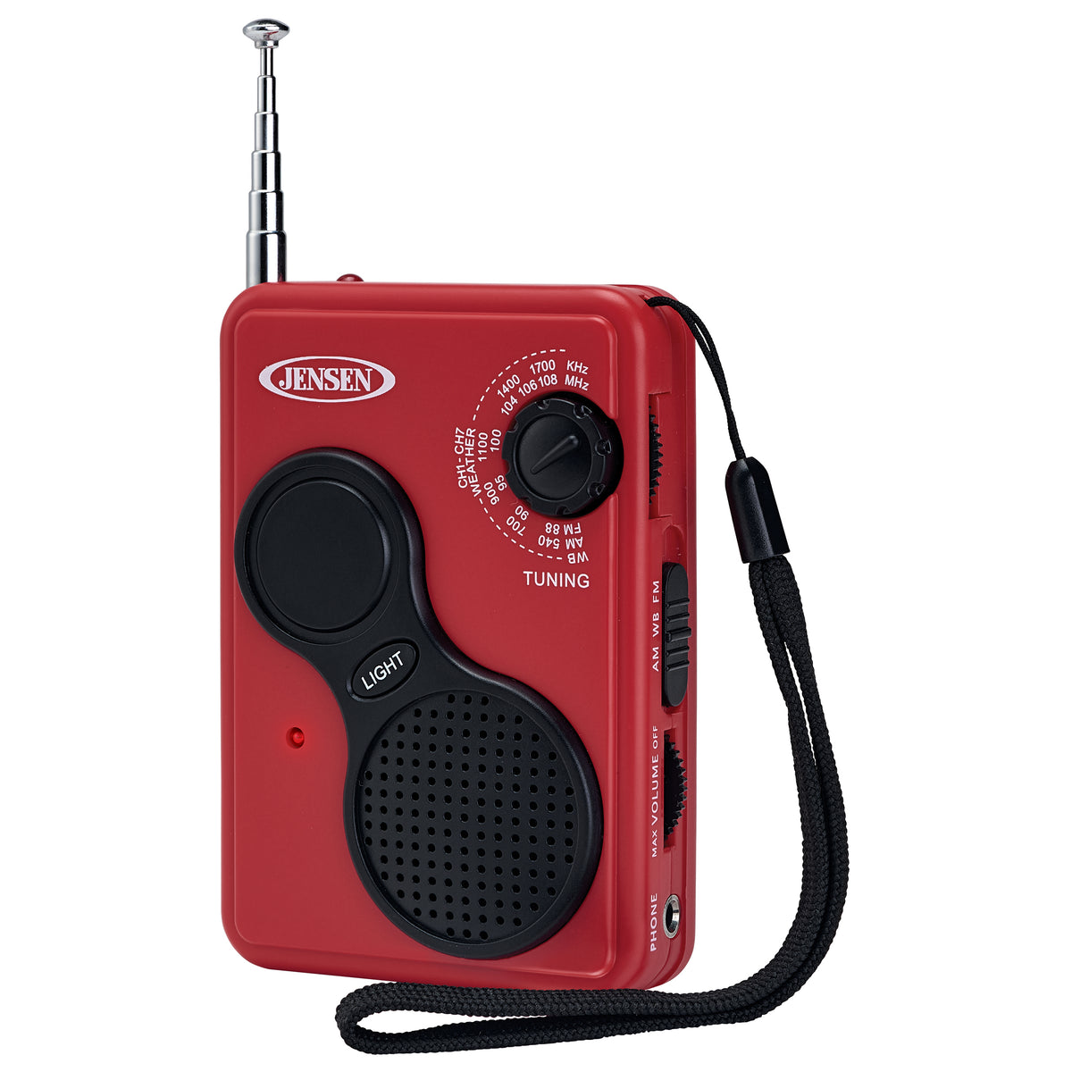 Jensen AM/FM Weather Band Radio with Flashlight — MeTV Mall