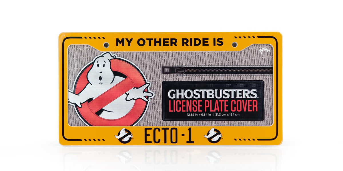 Ghostbusters ECTO-1 License Plate Frame For Cars | Ghostbusters Collec ...