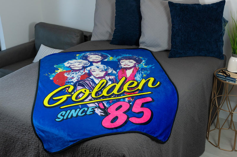 The Golden Girls Golden Since 85 Large Fleece Throw Blanket | 60 x 45 Inches product image 6 of 7