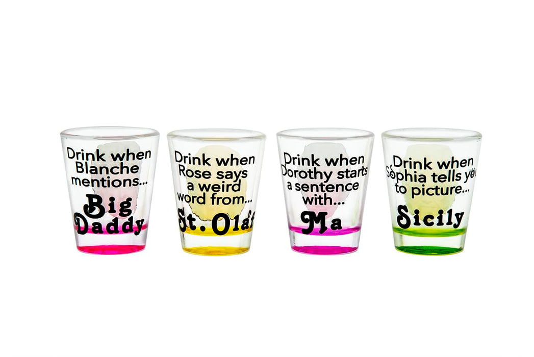 The Golden Girls Shot Glasses (Set of 4)