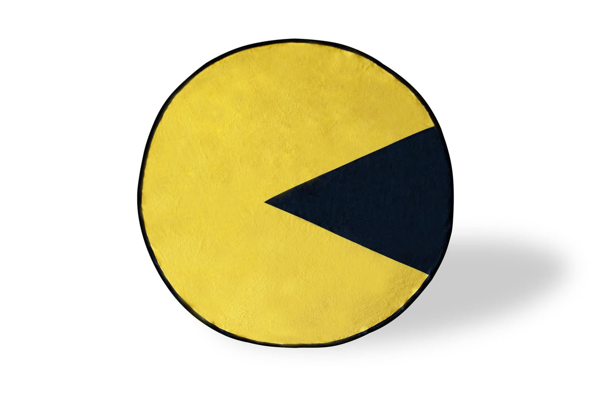 Pac-Man Video Game Character Large Round Fleece Throw Blanket | 60-Inc ...