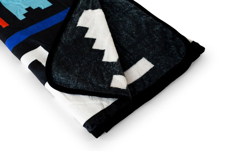 Pac-Man "Game Over" Fleece Throw Blanket | 45 x 60 Inch Cozy Blanket product image 2 of 7