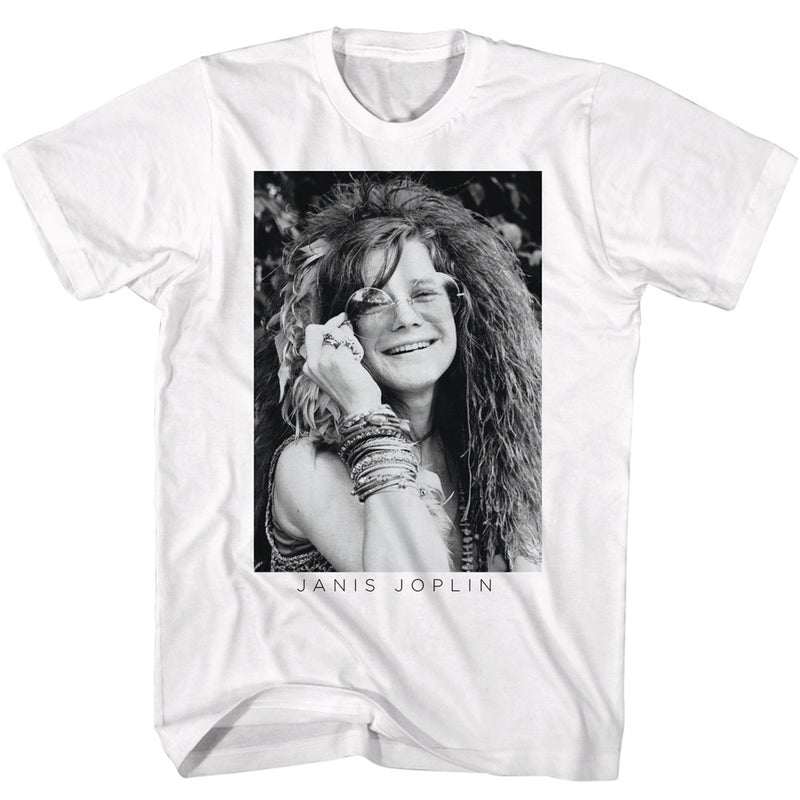 Janis Joplin - B&W Glasses