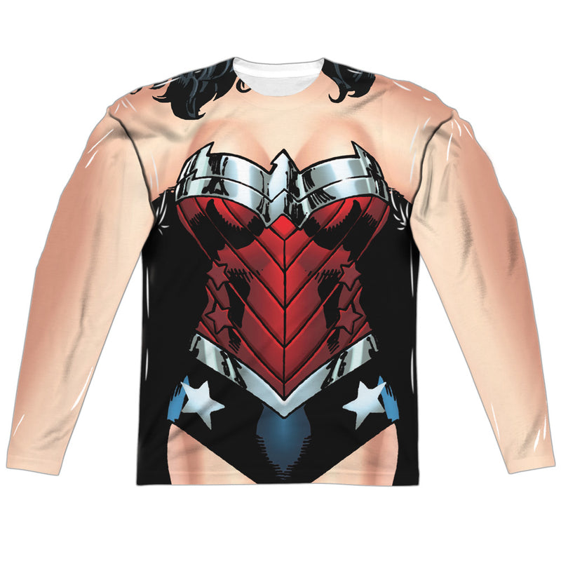 Long-Sleeve Shirt featuring design named Justice League - Wonder 52 (front & back), product image 1 of 2