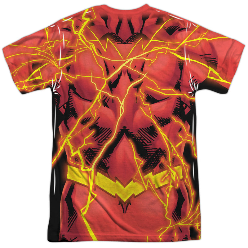 T-Shirt featuring design named Justice League - Flash 52 Bolt (front & back), product image 2 of 2