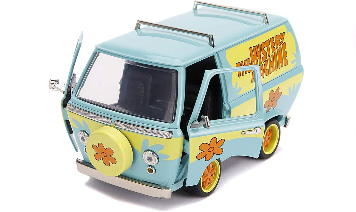 Scooby-Doo Mystery Machine 1:24 Die Cast Vehicle with Figures