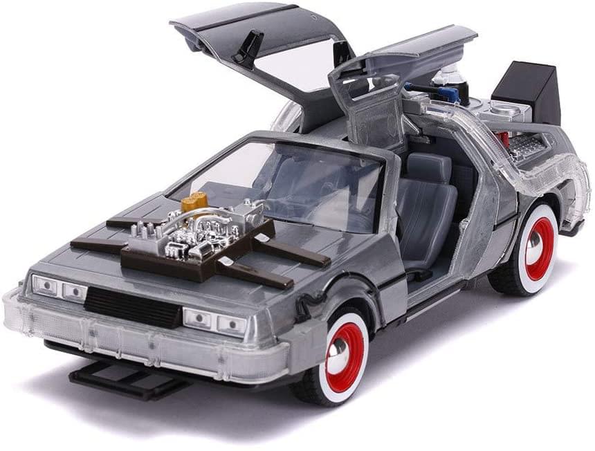 Back To The Future III Time Machine Light-Up 1:24 Die Cast Vehicle