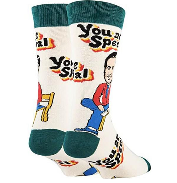 Mister Rogers Neighborhood You Are Special Men's Crew Socks | One Size