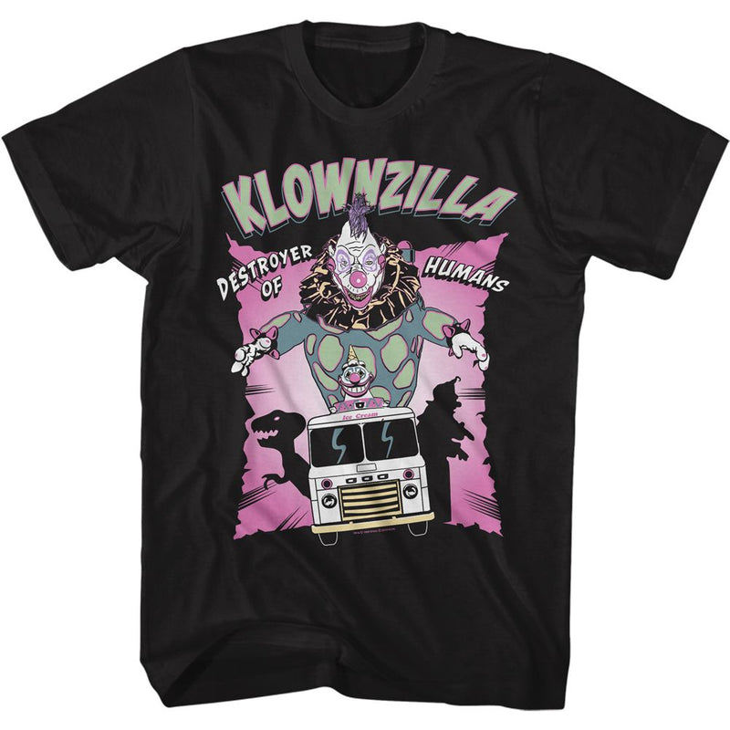 T-Shirt featuring design named Killer Klowns From Outer Space - Klownzilla
