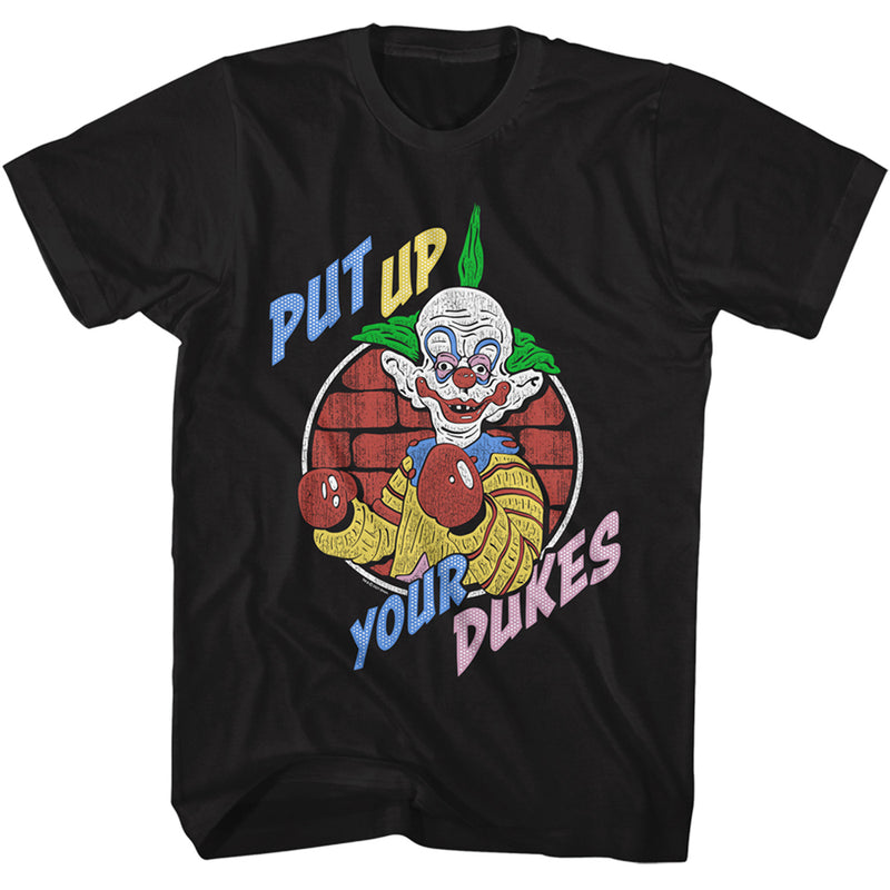 T-Shirt featuring design named Killer Klowns From Outer Space - Put Up Your Dukes