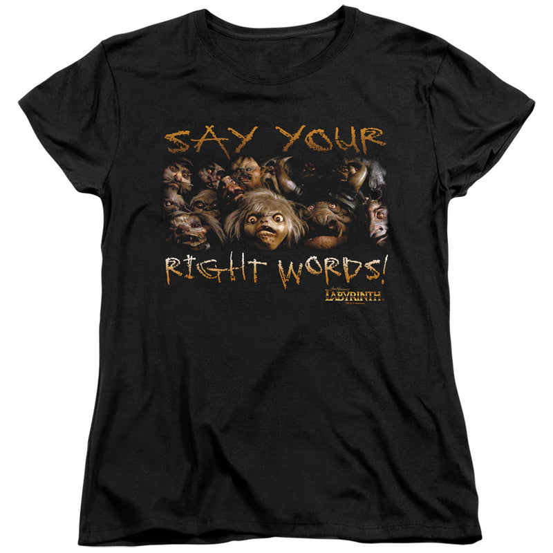 T-Shirt featuring design named Labyrinth - Say Your Right Words, product image 2 of 2